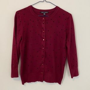 NWOT Polka Dot Cardigan